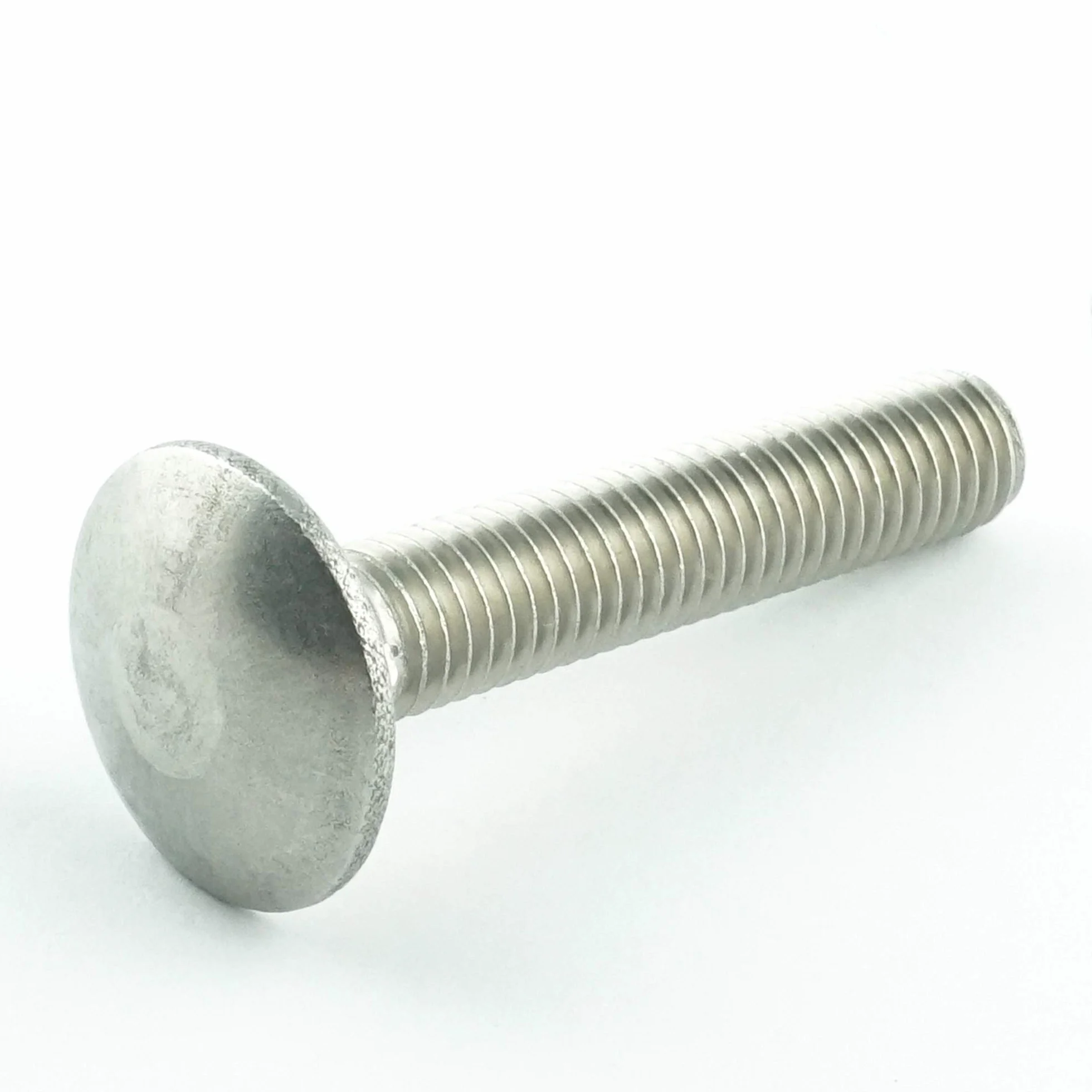 M5 x 40 mm (10 sztuk) śruby zamkowe z nasadką czworokątną - stal szlachetna VA A2 V2A - śruby płaskie okrągłe pełne gwinty nierdzewne - DIN 603 - ISO 8677 | AGBERG