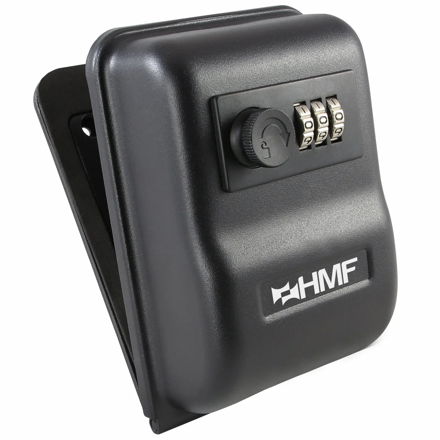 HMF 301-02 sejf na klucze z kodem liczbowym, montaż na ścianie, 14,5 x 10 x 5,7 cm, czarny