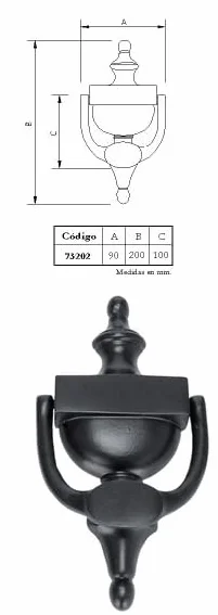 Imex El-Zorro kołatka wiktoriańska 200 mm