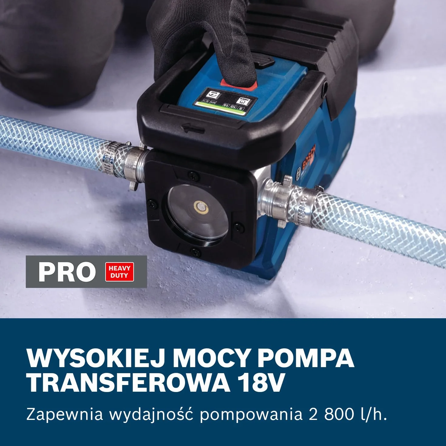 Bosch PRO 18V System Akumulatorowa pompa transferowa GTP18V-28