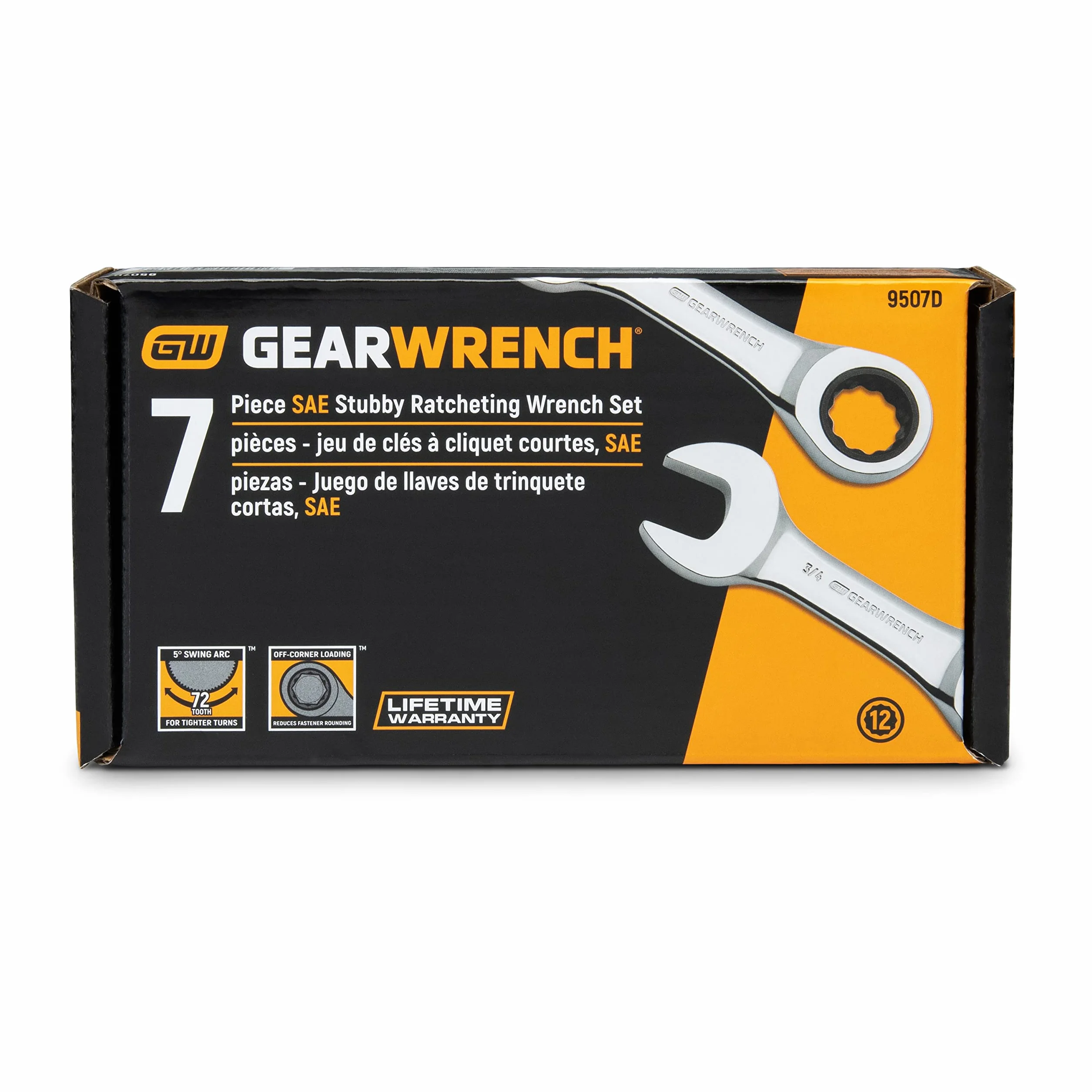 GEARWRENCH Zestaw kluczy grzechotkowych Crowfoot metryczny 10 szt. 89119
