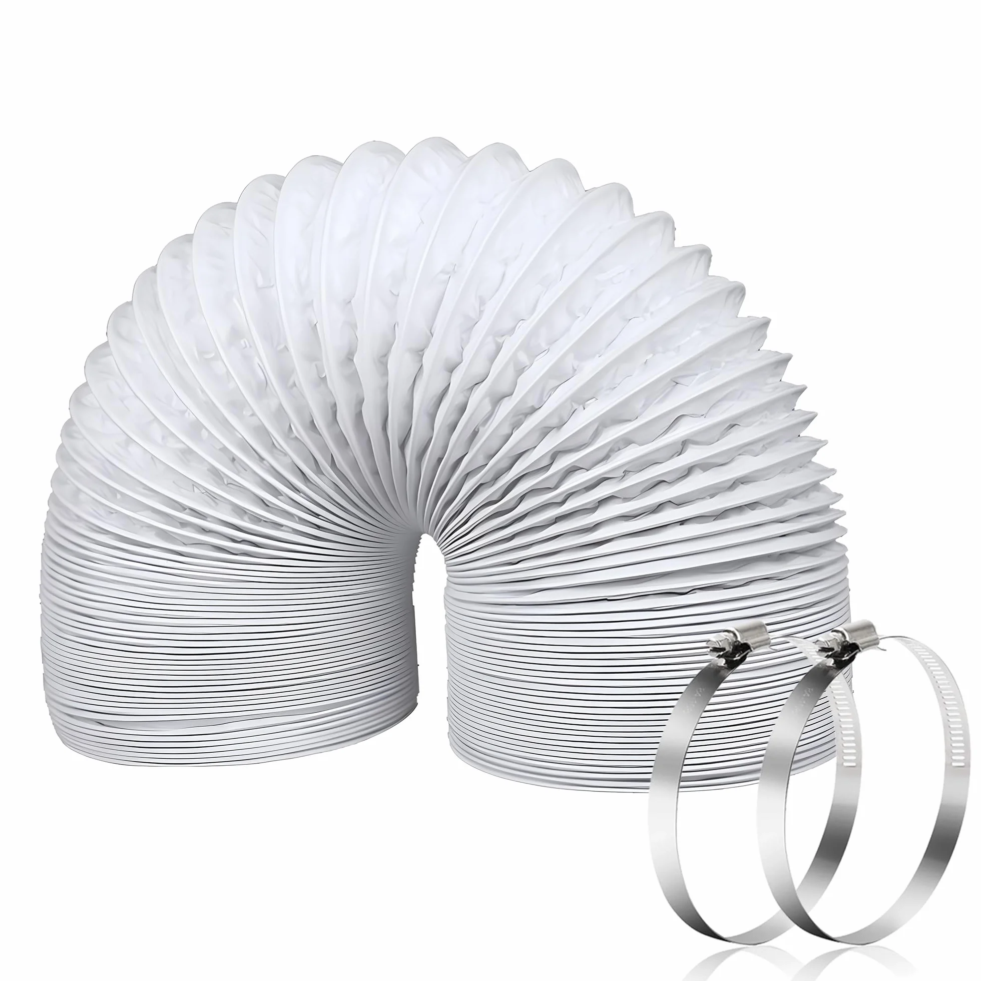 Wąż wentylacyjny aluminiowy elastyczny 2 m 100 mm do suszarki Home Vent