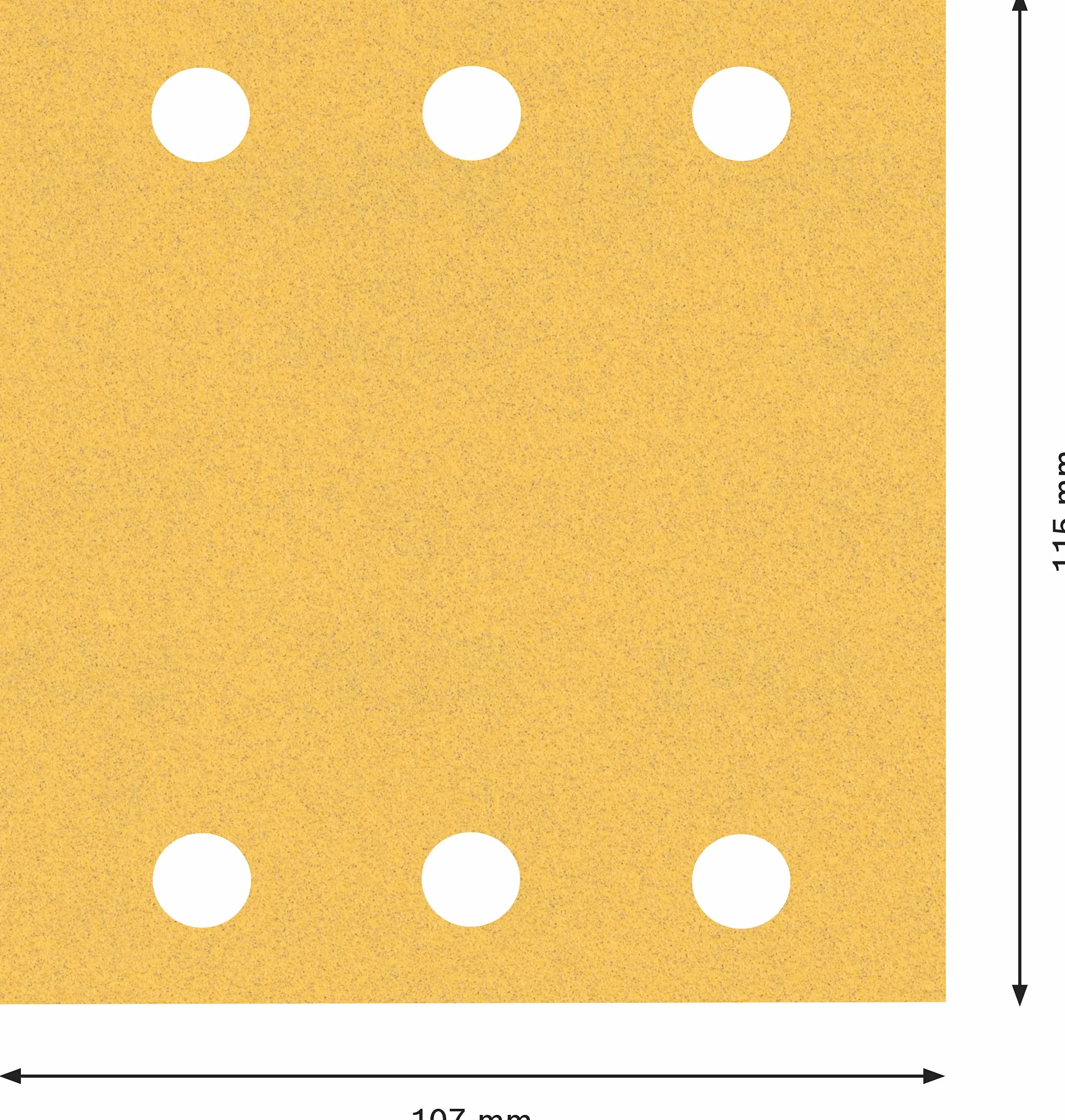 Bosch Papiery ścierne EXPERT C470 6 otworów Ø 115x107 mm Ziarnistość 120 Akcesoria Szlifierka oscylacyjna