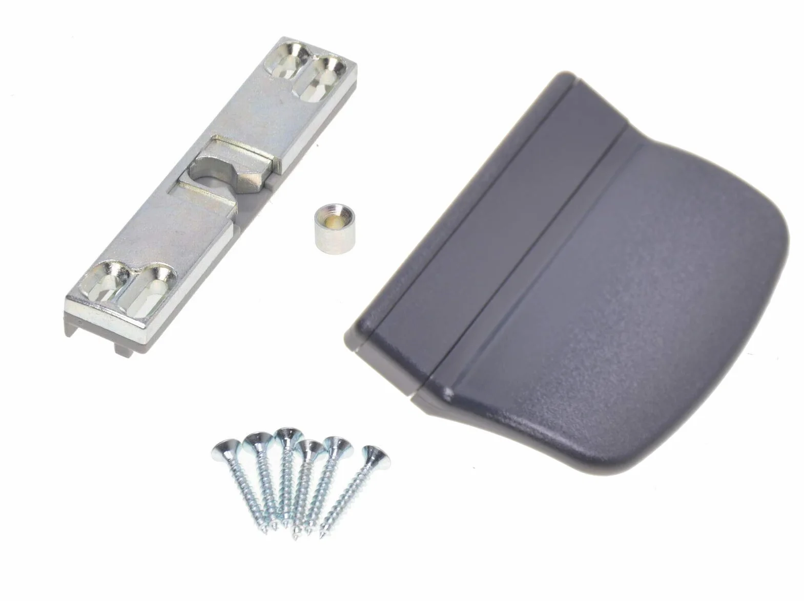 Metalowy zatrzask do drzwi balkonowych uniwersalny uchwyt tarasowy do drewna PCW aluminium