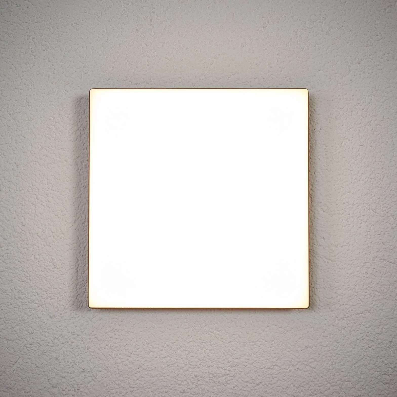 Lucande LED Henni z czujnikiem ruchu biały opal IP65