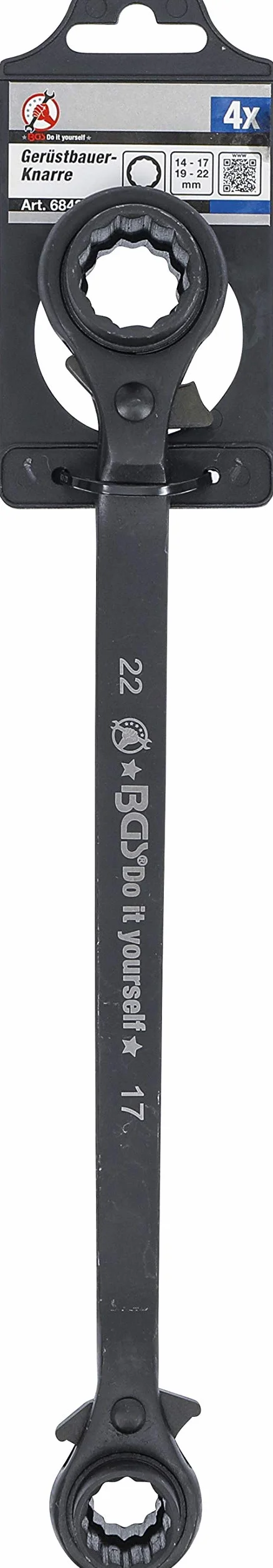 BGS Grzechotka 4 w 1 14-17-19-22 mm