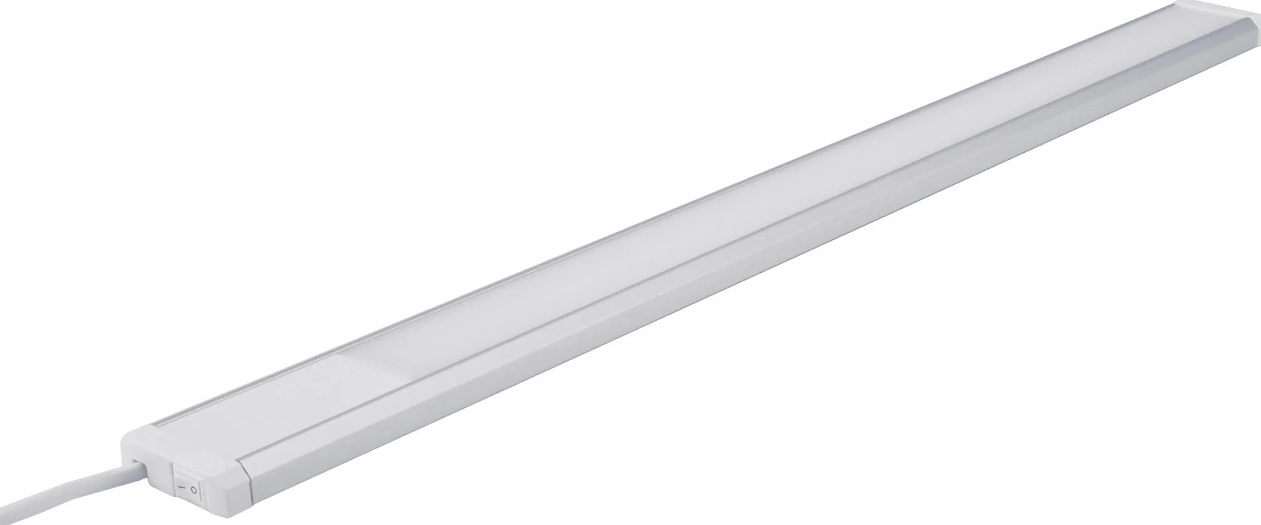 Listwa oświetleniowa podszafkowa LED 60cm 10W 1280 lumenów 230V 1,5m kabel z włącznikiem światło ciepłobiałe
