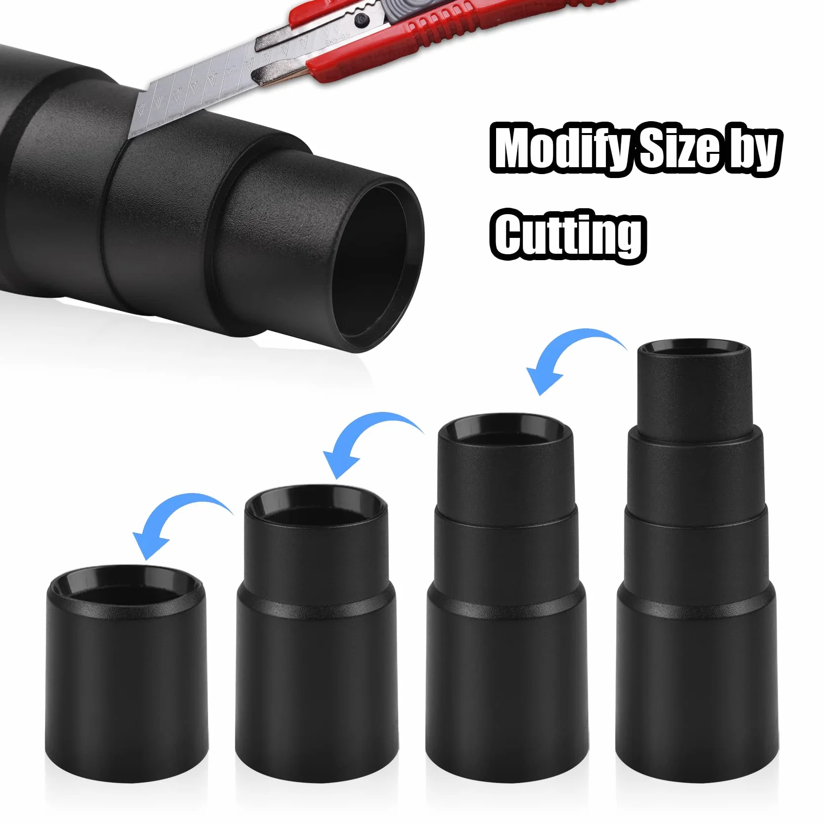 Makita Adapter Próżniowy 3 Szt. do Oczyszczacza i Elektronarzędzi