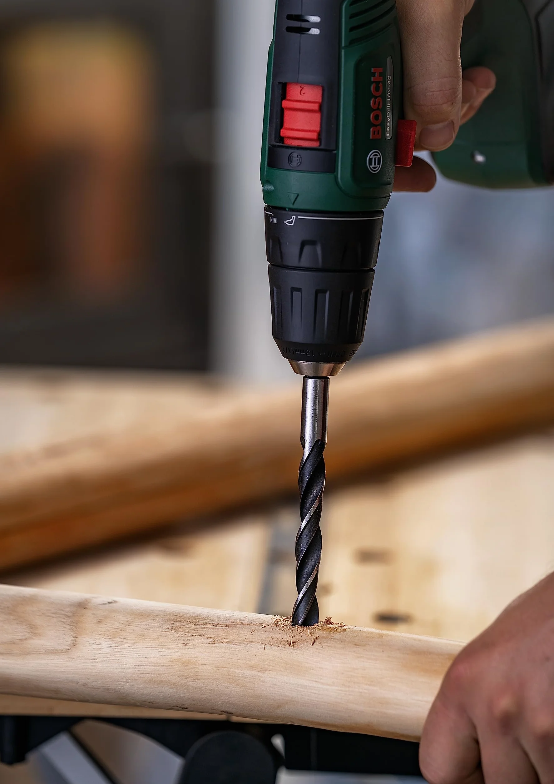Bosch Wiertła spiralne do drewna 4,0 mm 75 mm