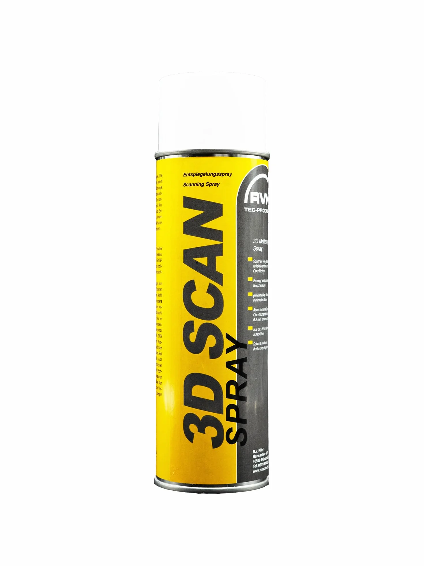 RVK 3D ScanSpray biały spray matujący 500 ml