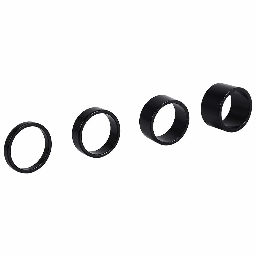 Dioche Słuchawki Spacer 4 Kolory 4 Sztuk/zestaw 5mm / 10mm / 15mm / 20mm Ze Stopu Aluminium Przekładka Rowerów Przednie Łodygi Widelec Pralka