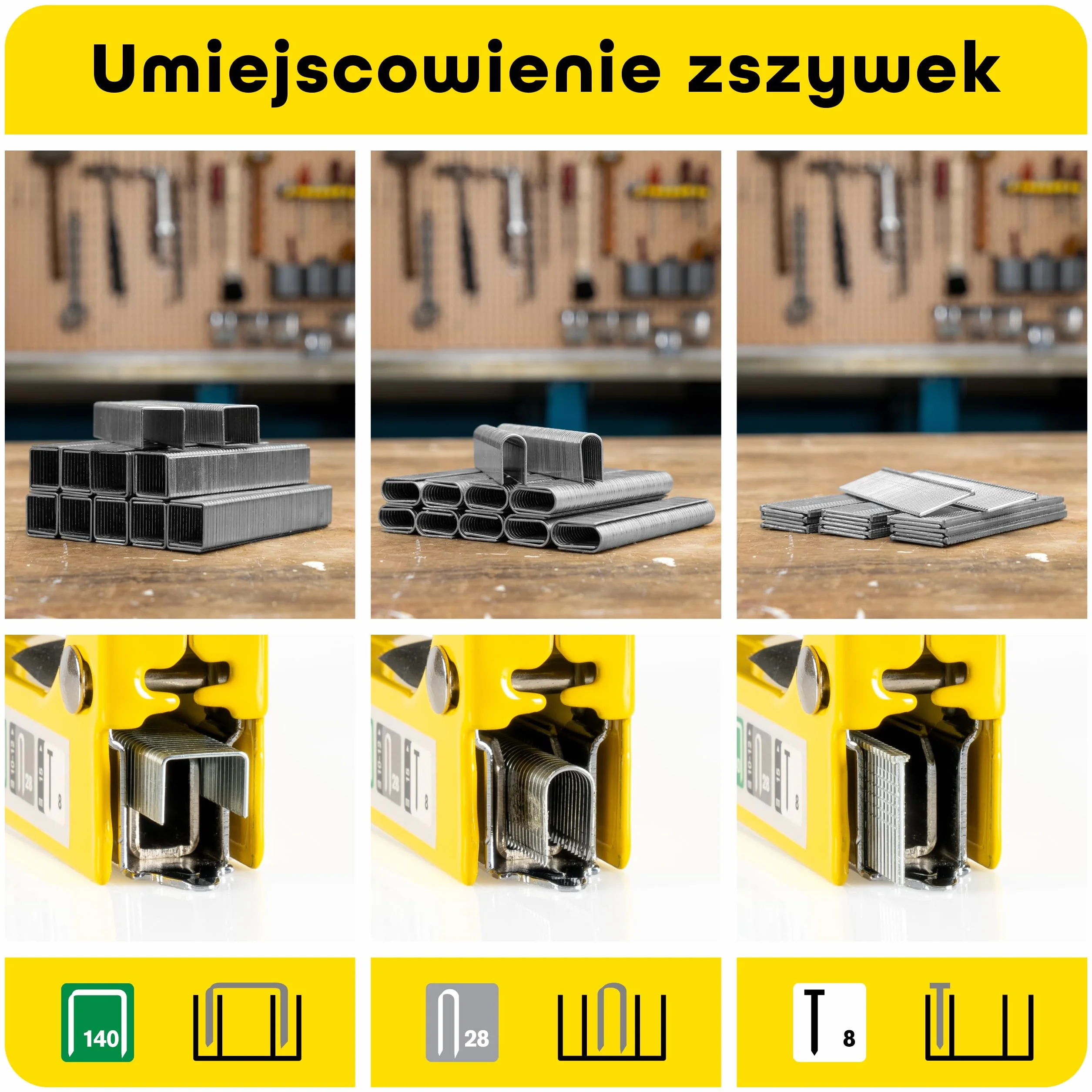 Rapid NUNU Zszywacz 3w1 Taker do Drewna, Ścian, Tapicerski, Regulowana Moc, 3000 Zszywek