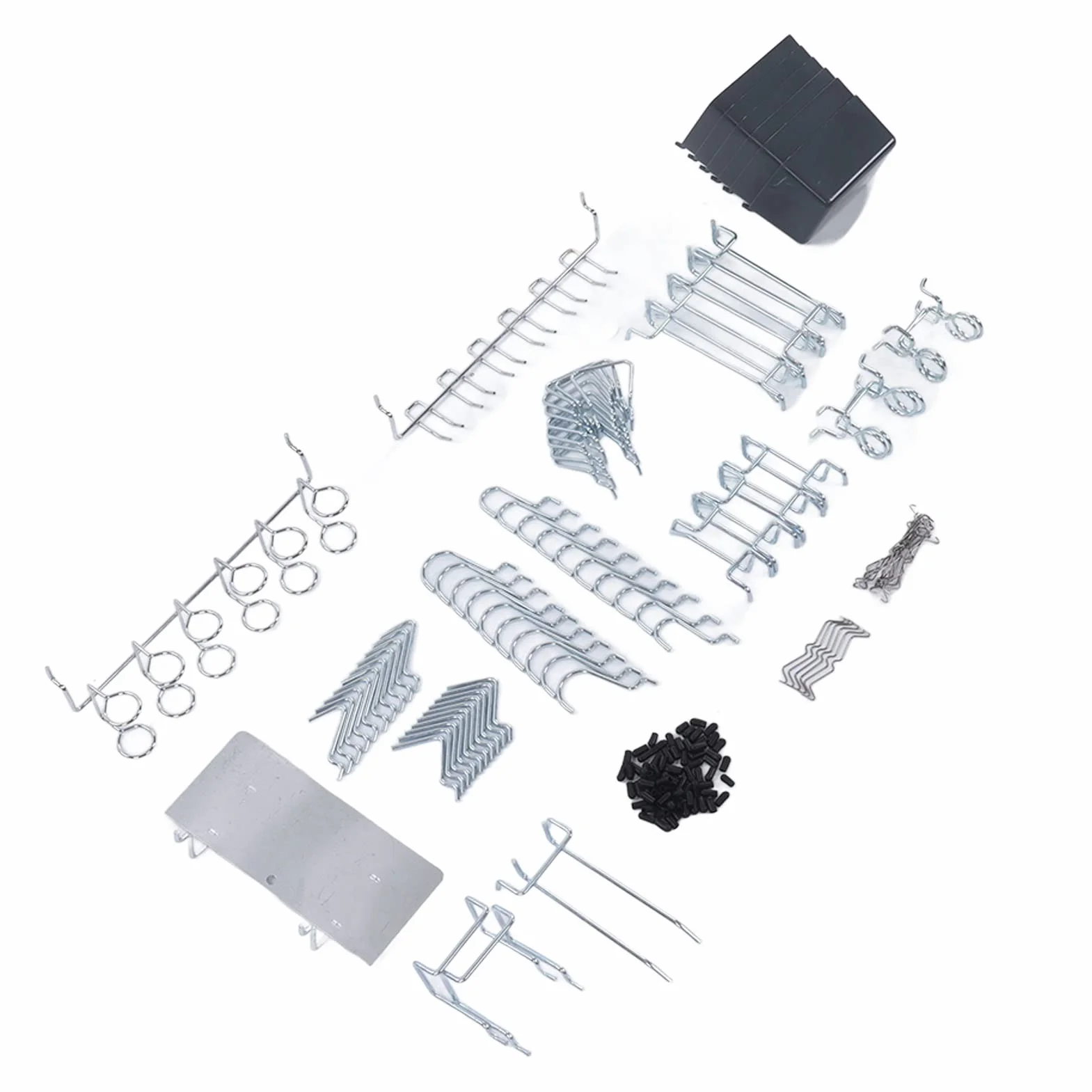 140pcs Haczyka Kołowa Asortyment, Metalowe Paznokcie Kołek