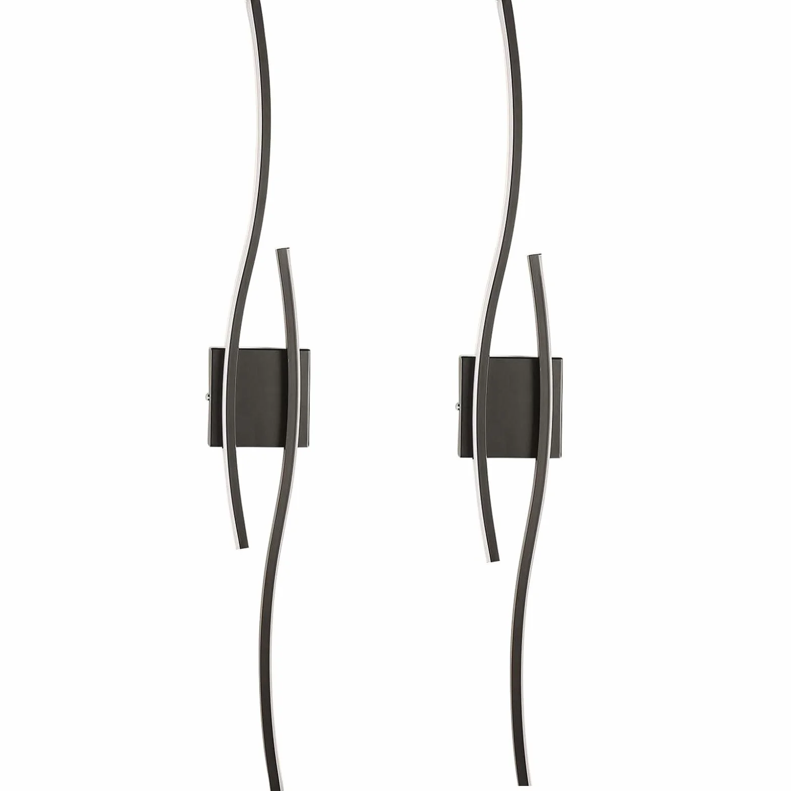 Lampa ścienna zasilana bateriami, ładowana przez USB, z pilotem, ściemniana, dotykowa, czarny