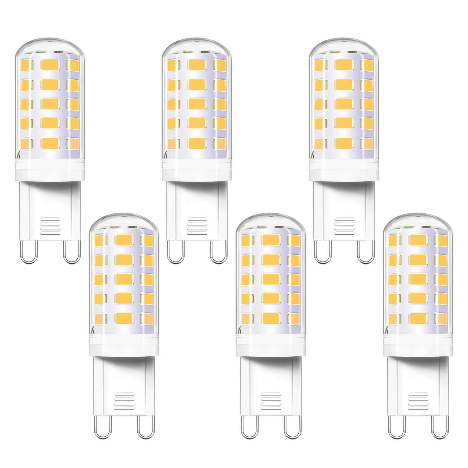 Akynite Żarówki LED G9 4W 4000K 400lm AC220-240V 6 sztuk