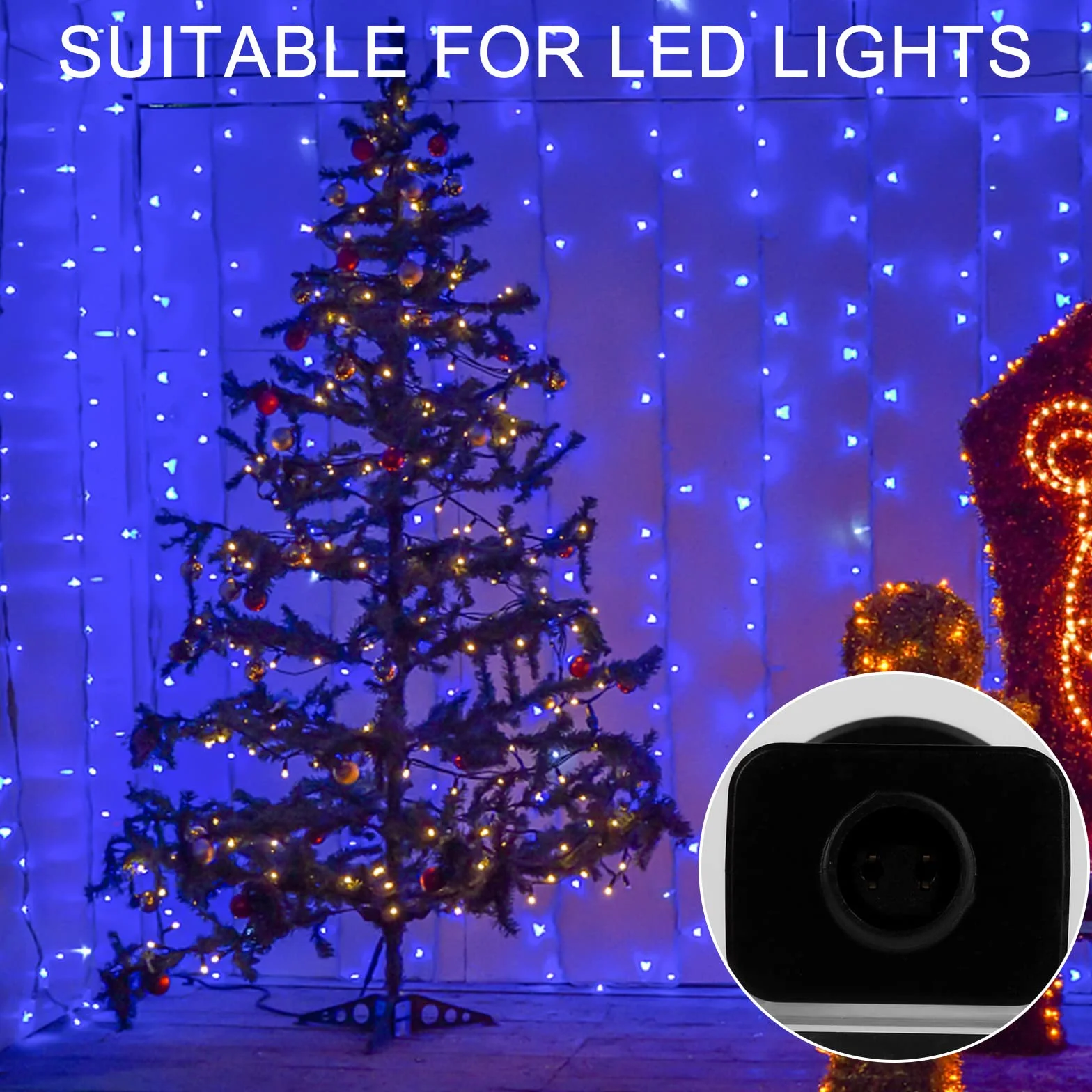Zasilacz LED 31 V IP44 8 trybów pracy transformator do niskiego napięcia adapter oświetlenia bożonarodzeniowego