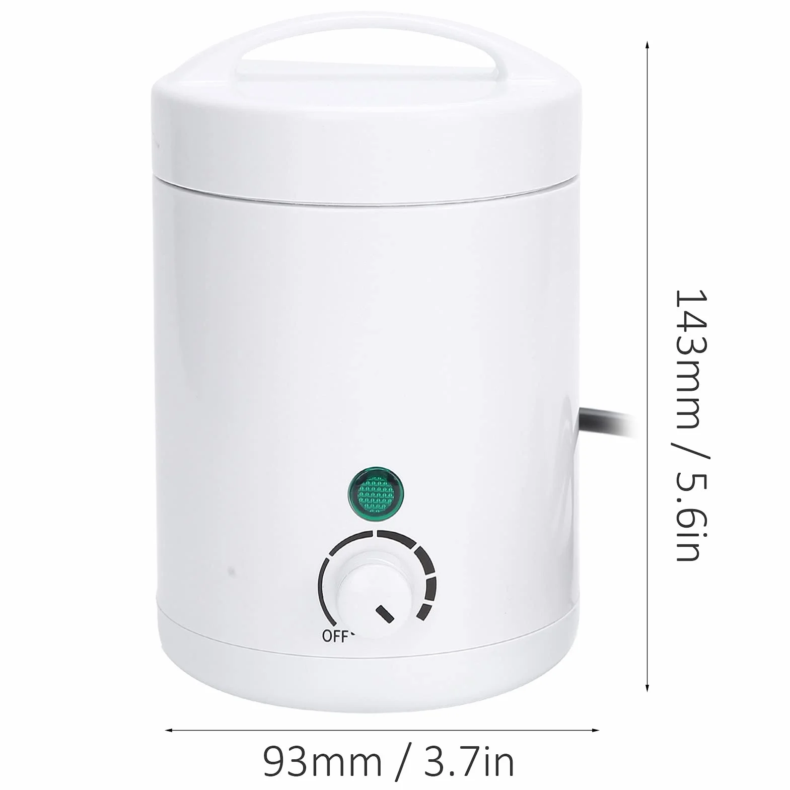 Mini Wax Warmer - Woskowa Maszyna do Depilacji, Profesjonalna Depilacja Unisex Wosk Parafinowy do Brazylijskiego Zestawu do Woskowania Brwi i Nóg dla Kobiet i Mężczyzn(EU Plug 220V)