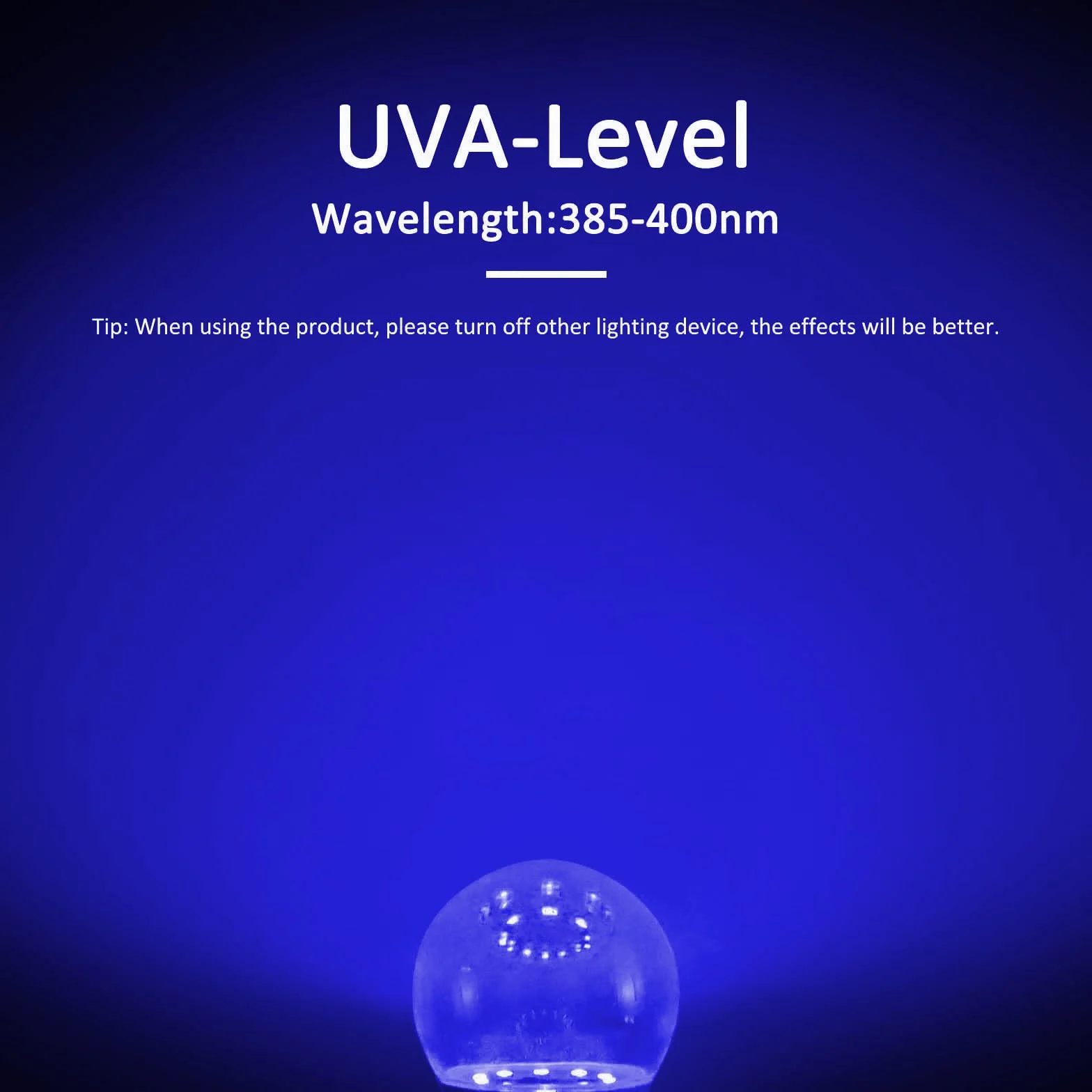 Akynite Żarówka UV LED E27 9W UVA 385-400nm AC 85-265V 270° Czarna Zestaw 2 szt