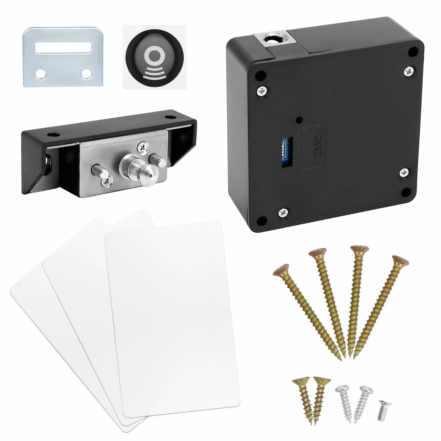 QWORK Inteligentny zamek do szuflady RFID ukryte zamki do szafki