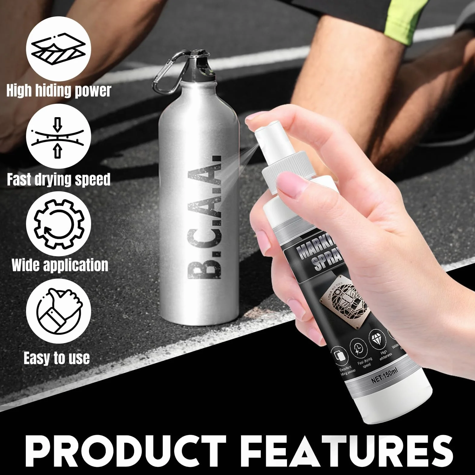 Spray do znakowania laserowego, 150 ml
