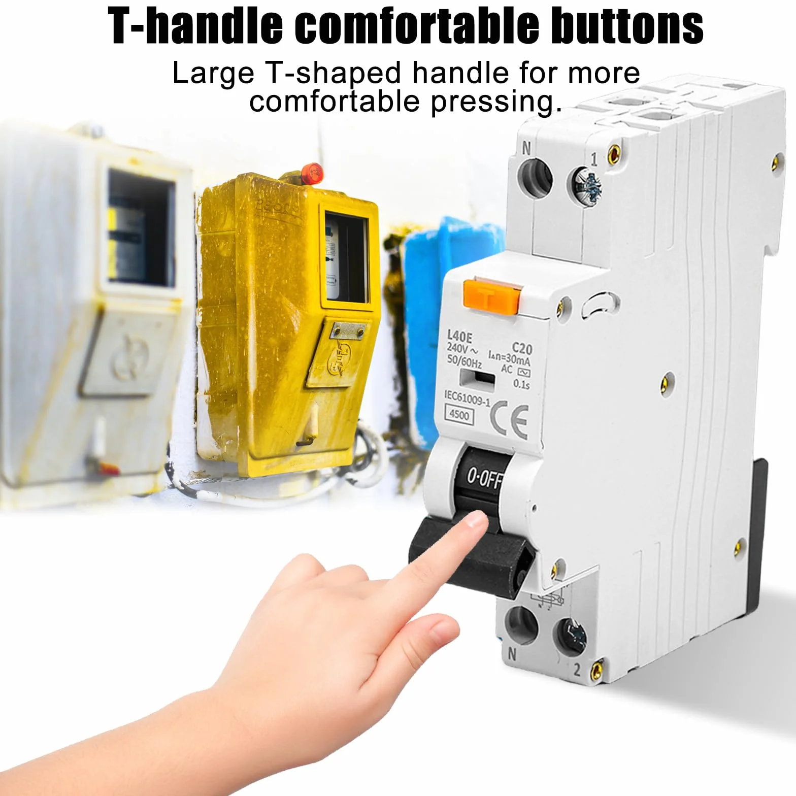 Wyłącznik ochronny 25 A 30 mA RCBO 1P+N 240 V