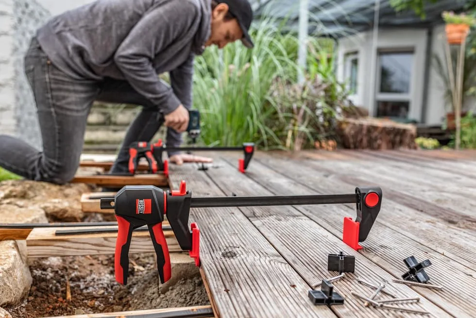 BESSEY Zestaw montażowy EZ-DT do desek tarasowych 300 mm 0,27 kg