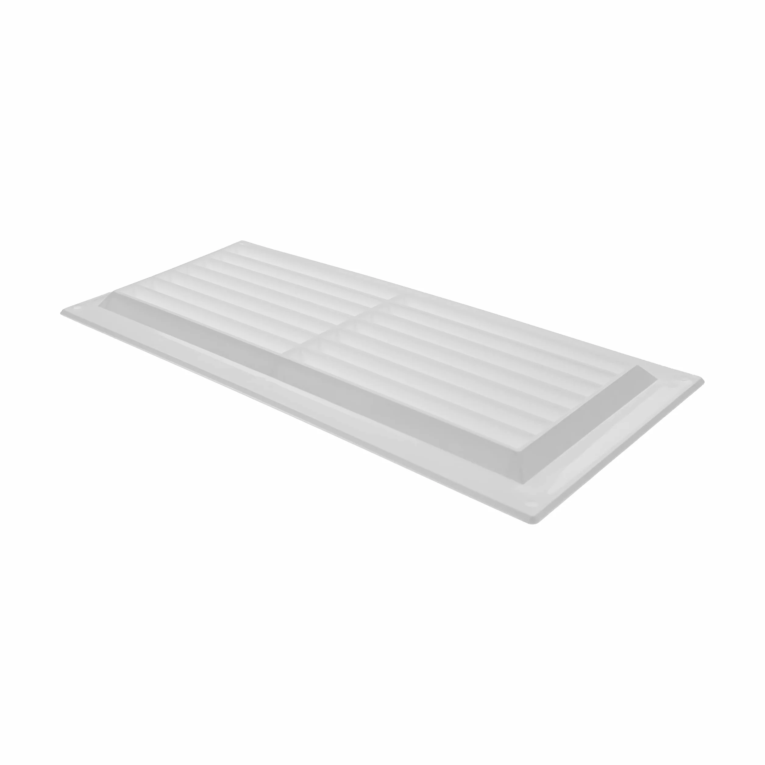 Prostokątna plastikowa osłona wentylacyjna 130 x 300 mm Vent Systems kratka ścienna HVAC