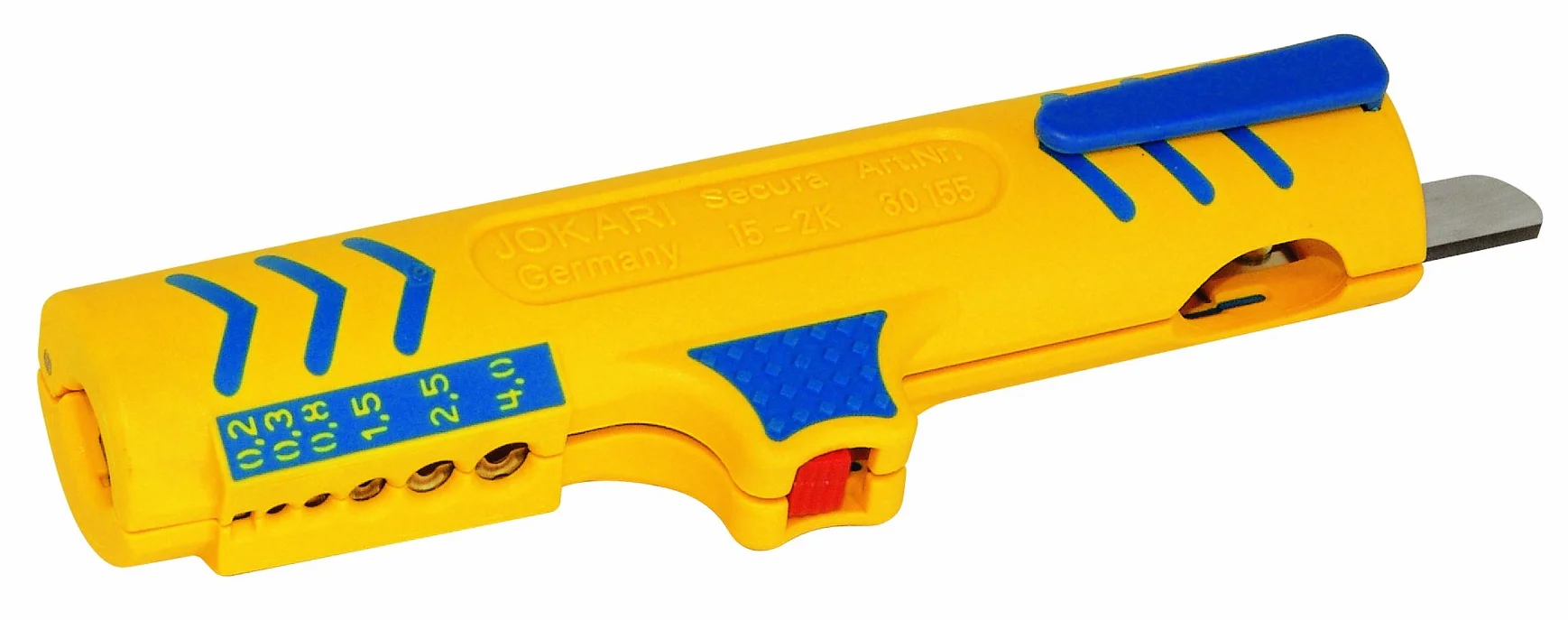 JOKARI 30155 Ściągacz do Uszczelniania Izolacji, Żółty 124 mm