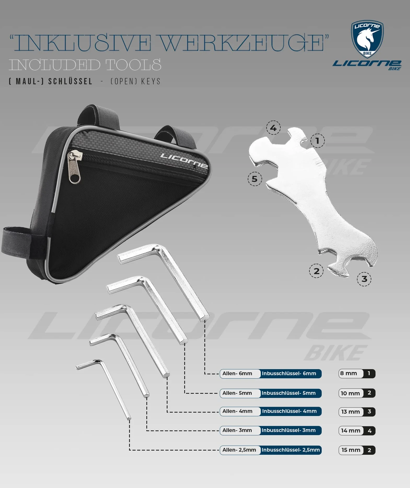 Licorne Bike Effect Rower górski klasy premium, aluminiowy, rower dla chłopców, dziewcząt, mężczyzn i kobiet, 21-biegowa przerzutka, rower męski – czarny/ niebieski, 2 x hamulec tarczowy