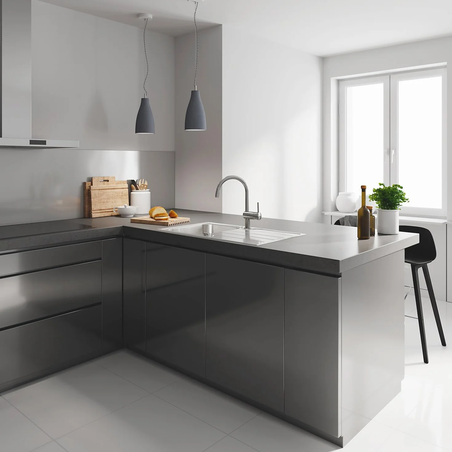 GROHE Minta Bateria Zlewozmywakowa Jednouchwytowa DN 15 Chrom