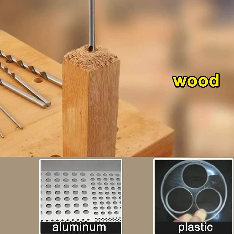 Wiertło kręte HSS 200 mm 4 mm do drewna z długim chwytem prostym