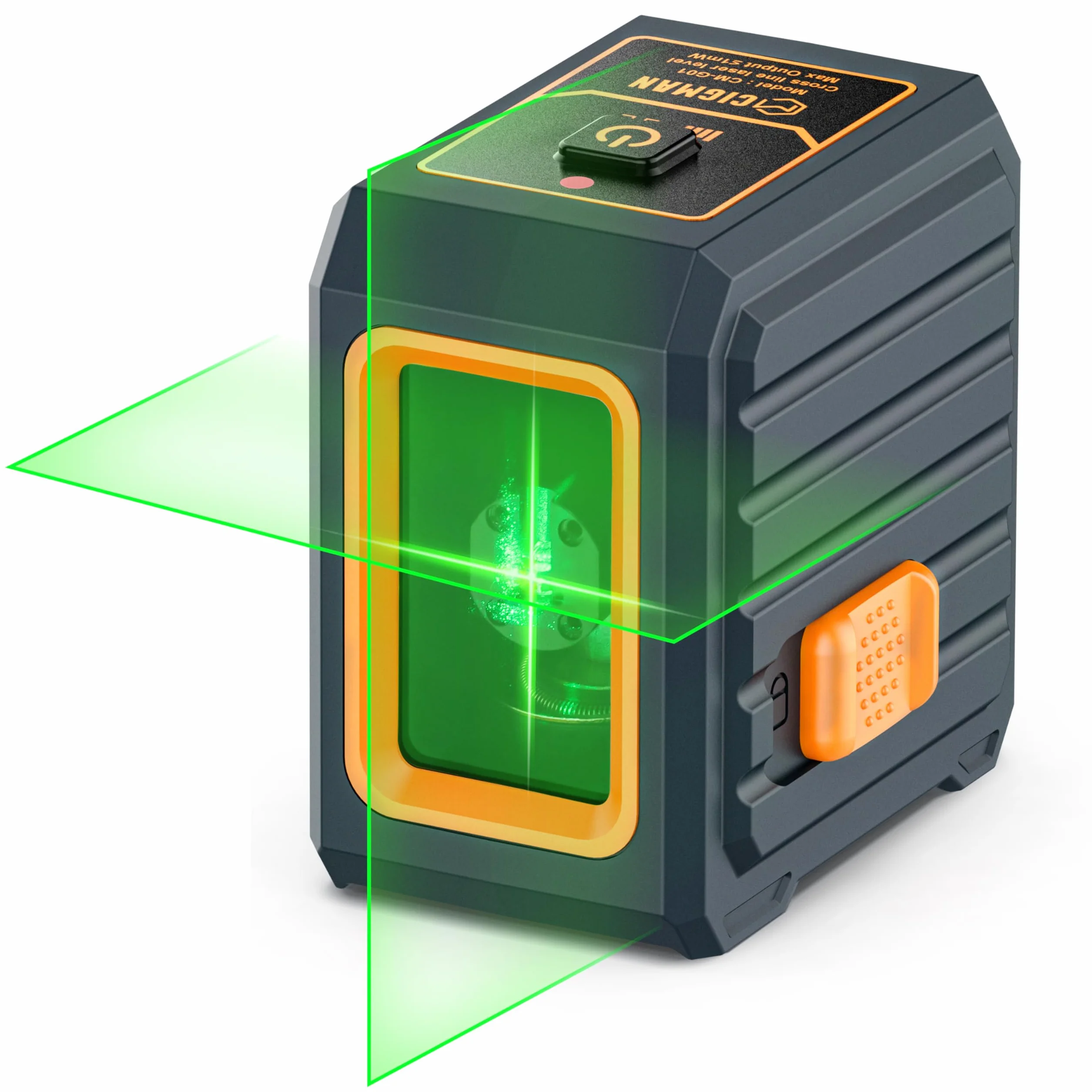 CIGMAN G01 Krzyżowy Laser Samopoziomujący Zielony Promień 3 Tryby
