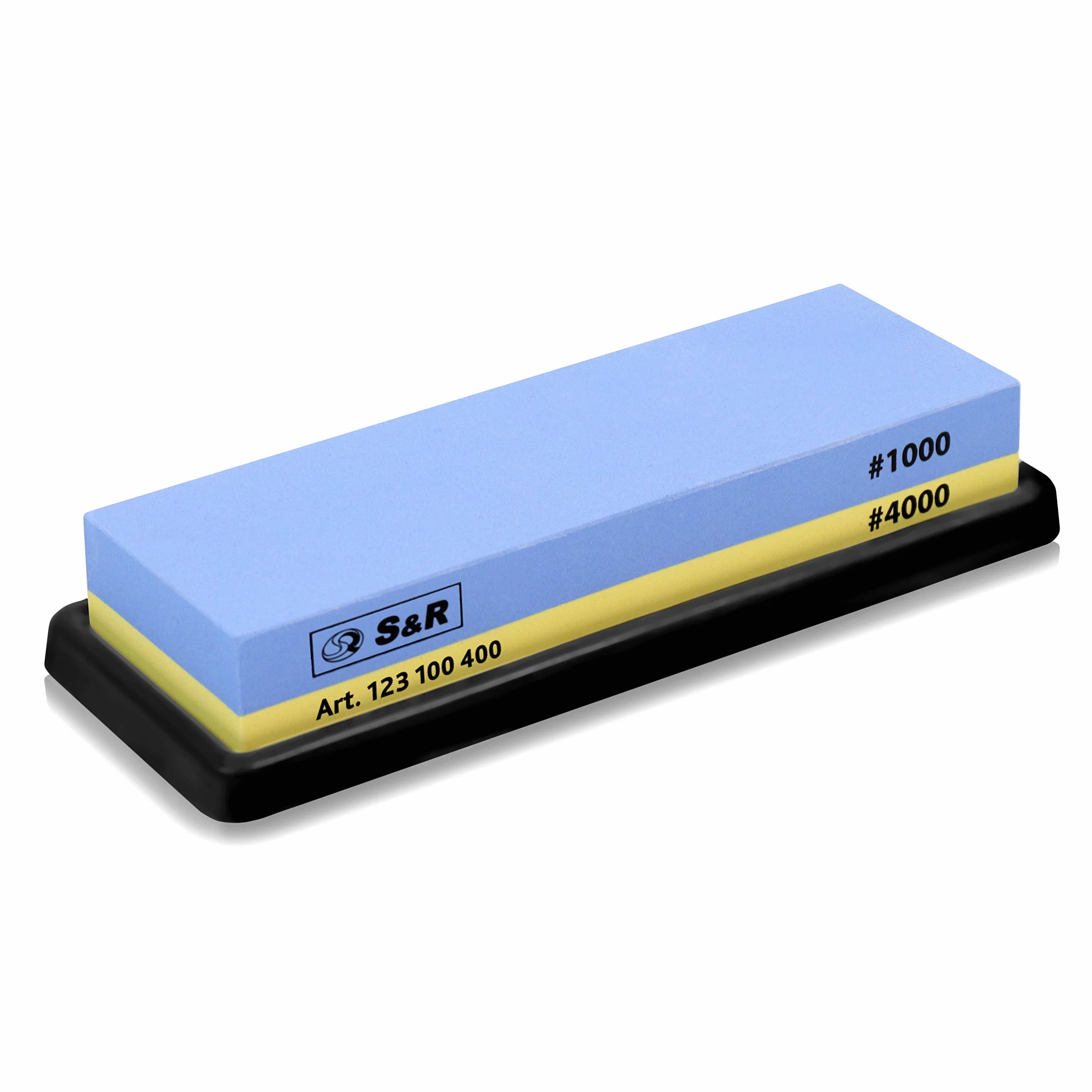 S&R dwustronny kamień do ostrzenia 18 x 6 x 3 cm 1000/4000 korund