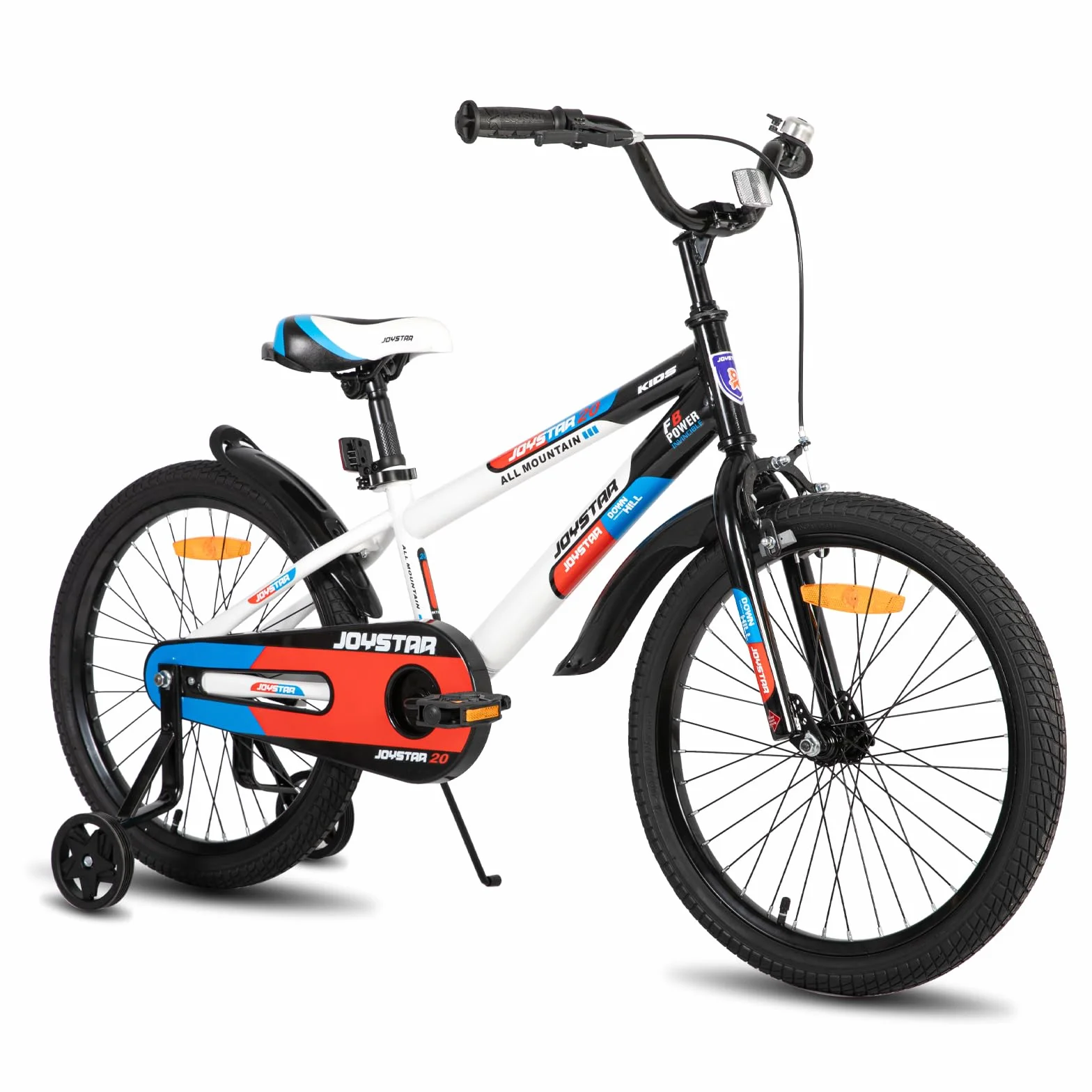 JOYSTAR Berry rower dziecięcy 20" dla chłopców i dziewczynek w wieku od 8 do 11 lat, 20", ze stabilizatorem i stojakiem, różowy