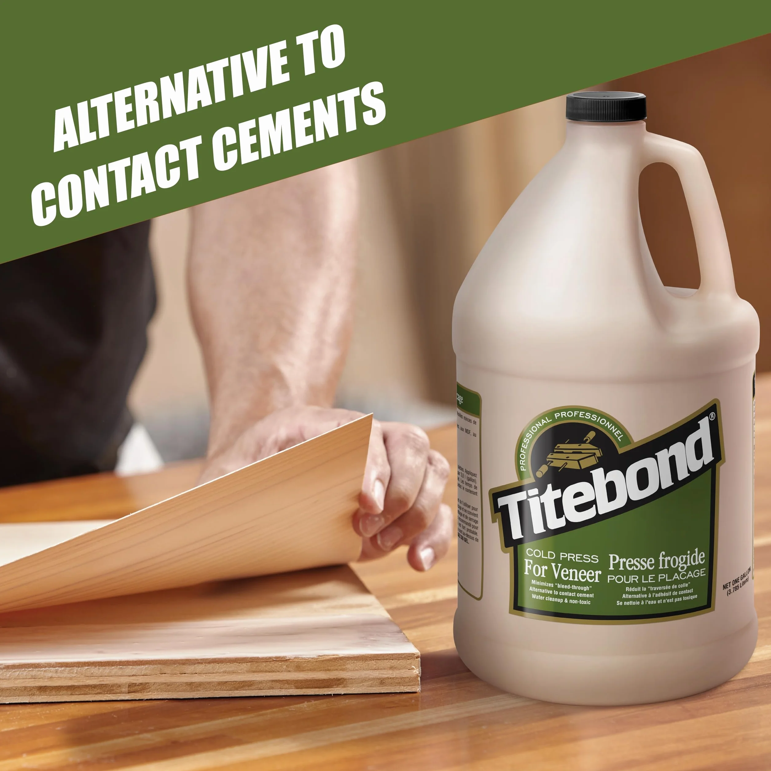 Titebond Prasa na zimno do forniru 946 ml Ciemny brąz