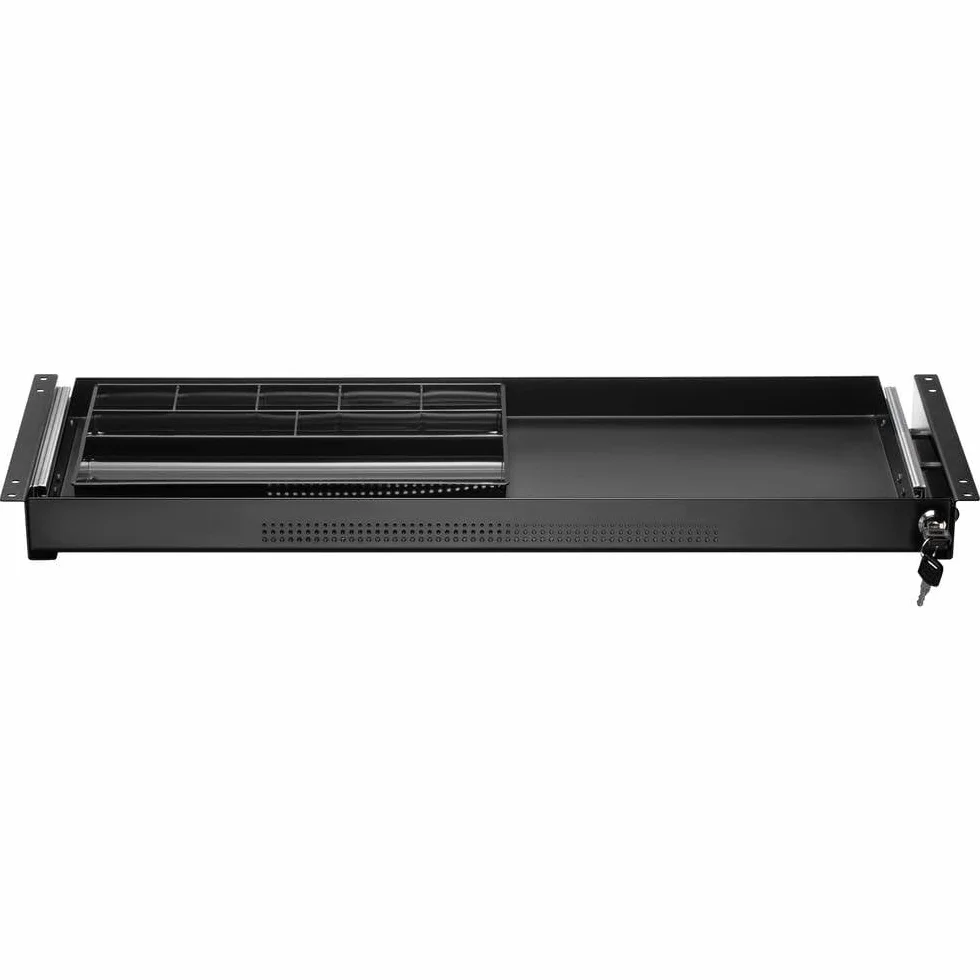 SpeaKa Professional SP-10938492 szuflada pod stolik 740 mm x 272 mm zamykana czarna