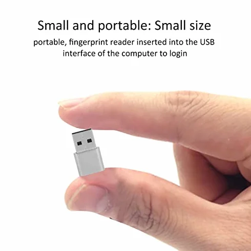 Skaner Linii Papilarnych USB 360° Touch Speedy Matching Security Key Czytnik Odcisków Palców