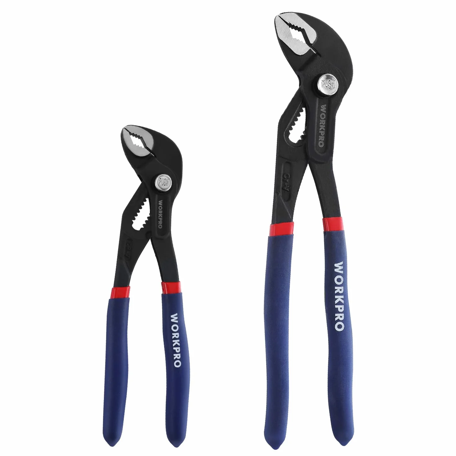 WORKPRO Zestaw szczypiec do pomp wodnych 180 mm 250 mm 2-częściowy