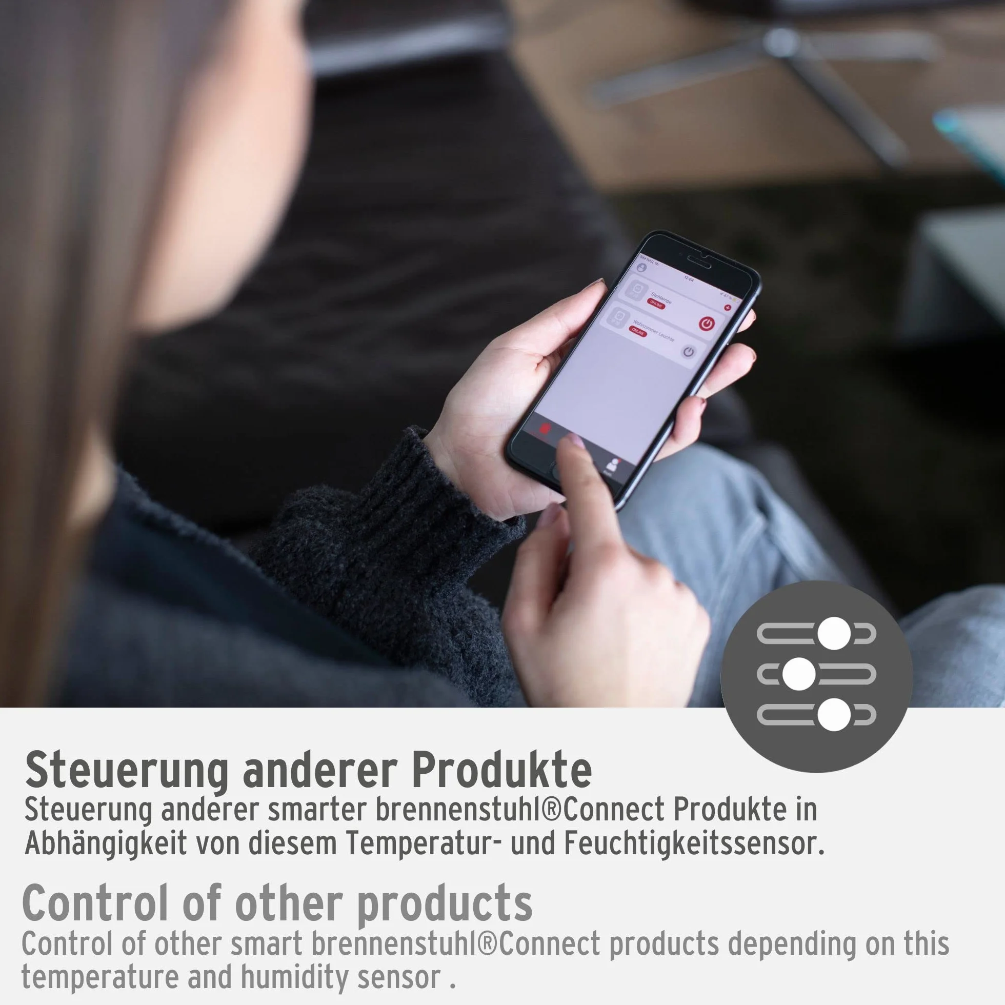 Brennenstuhl Connect Zigbee czujnik temperatury i wilgotności TFS CZ 01
