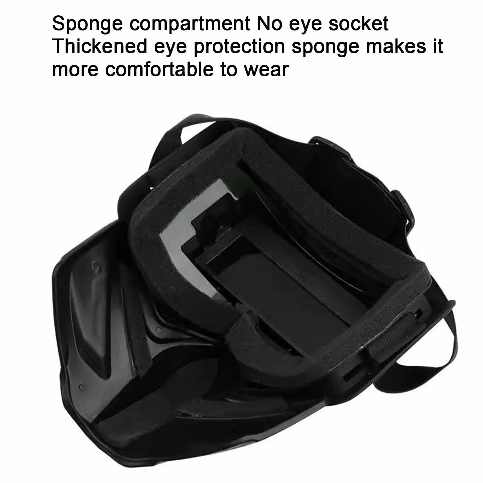 Kask spawalniczy z automatycznym przyciemnianiem, antyodblaskowa, duży widok, oddychająca, termoizolacyjna, pełna osłona twarzy