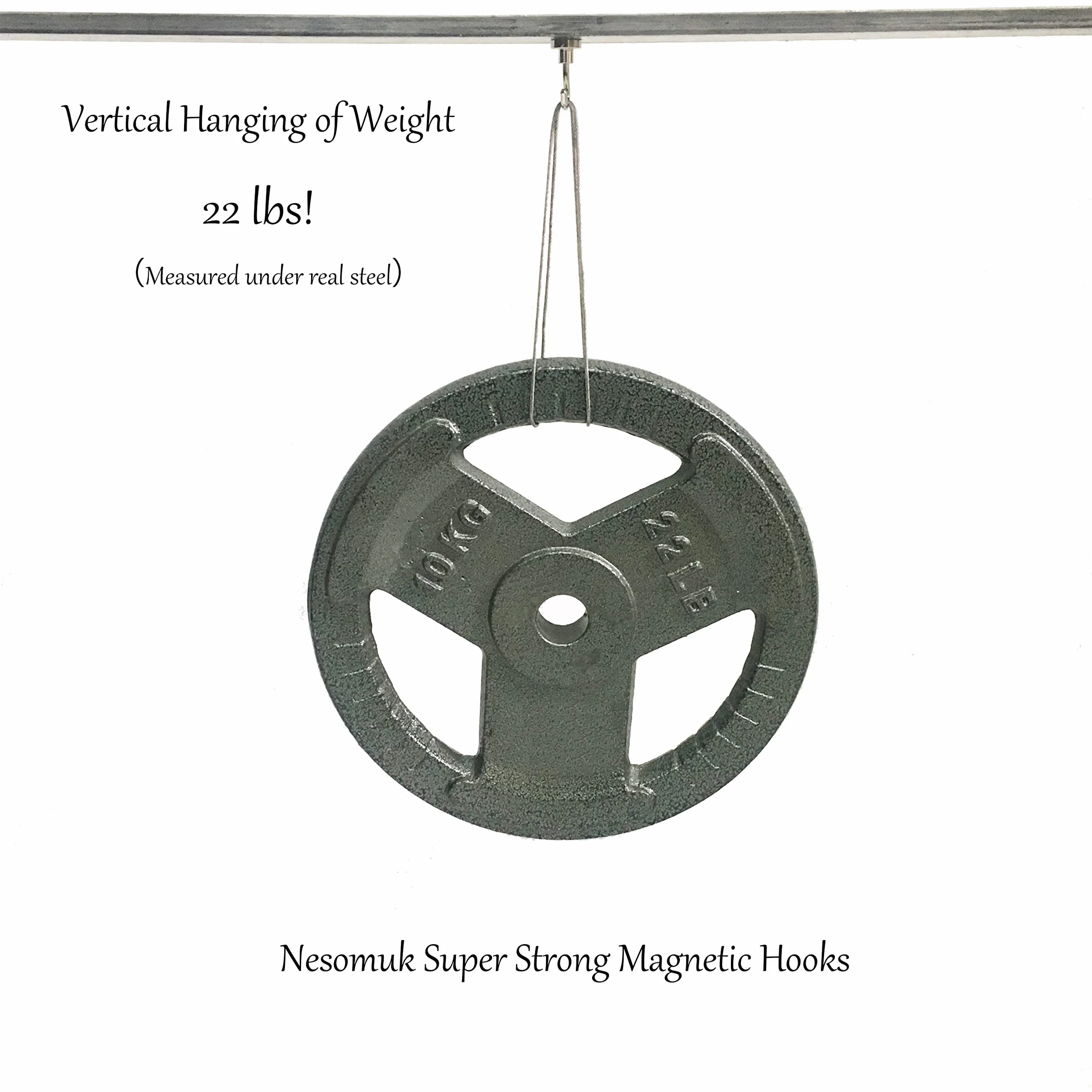 Cruise Essentials Haczyki magnetyczne 10 kg magnes neodymowy 20 szt.