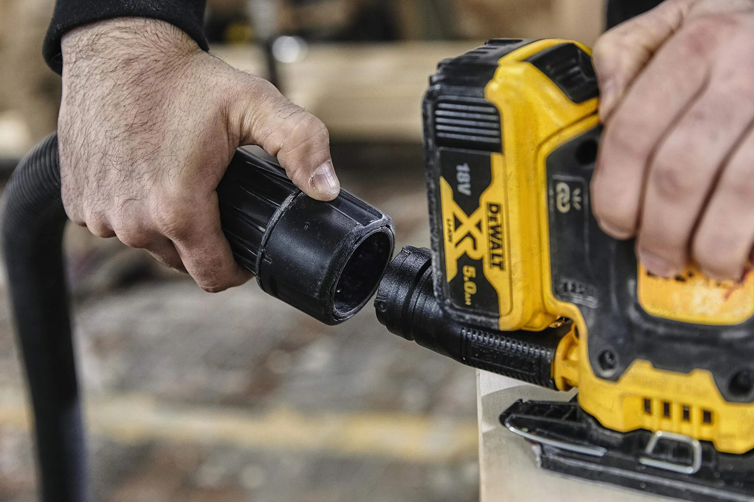 DEWALT Lijarka orbitalna bezszczotkowa XR 18V 1/4