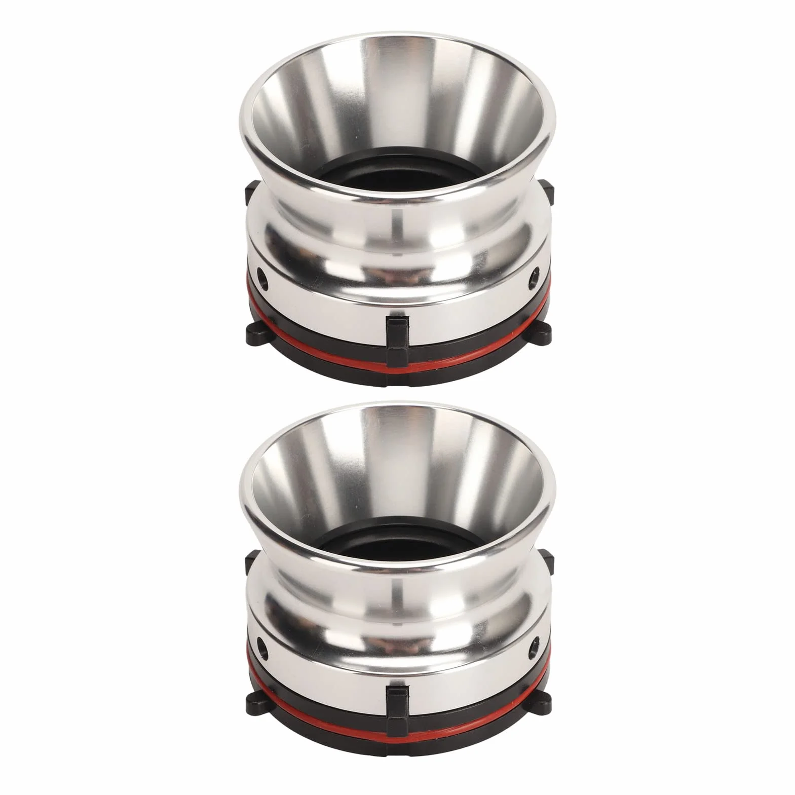 Adaptery Piasty NAB 10-calowe Aluminiowe do Magnetofonu Szpulowego Studer Akai Srebrne