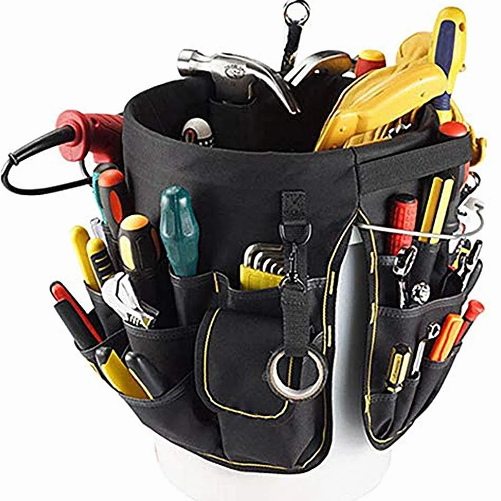 Tools organizer Bucket Tool z 56 kieszeniami do wiaderek