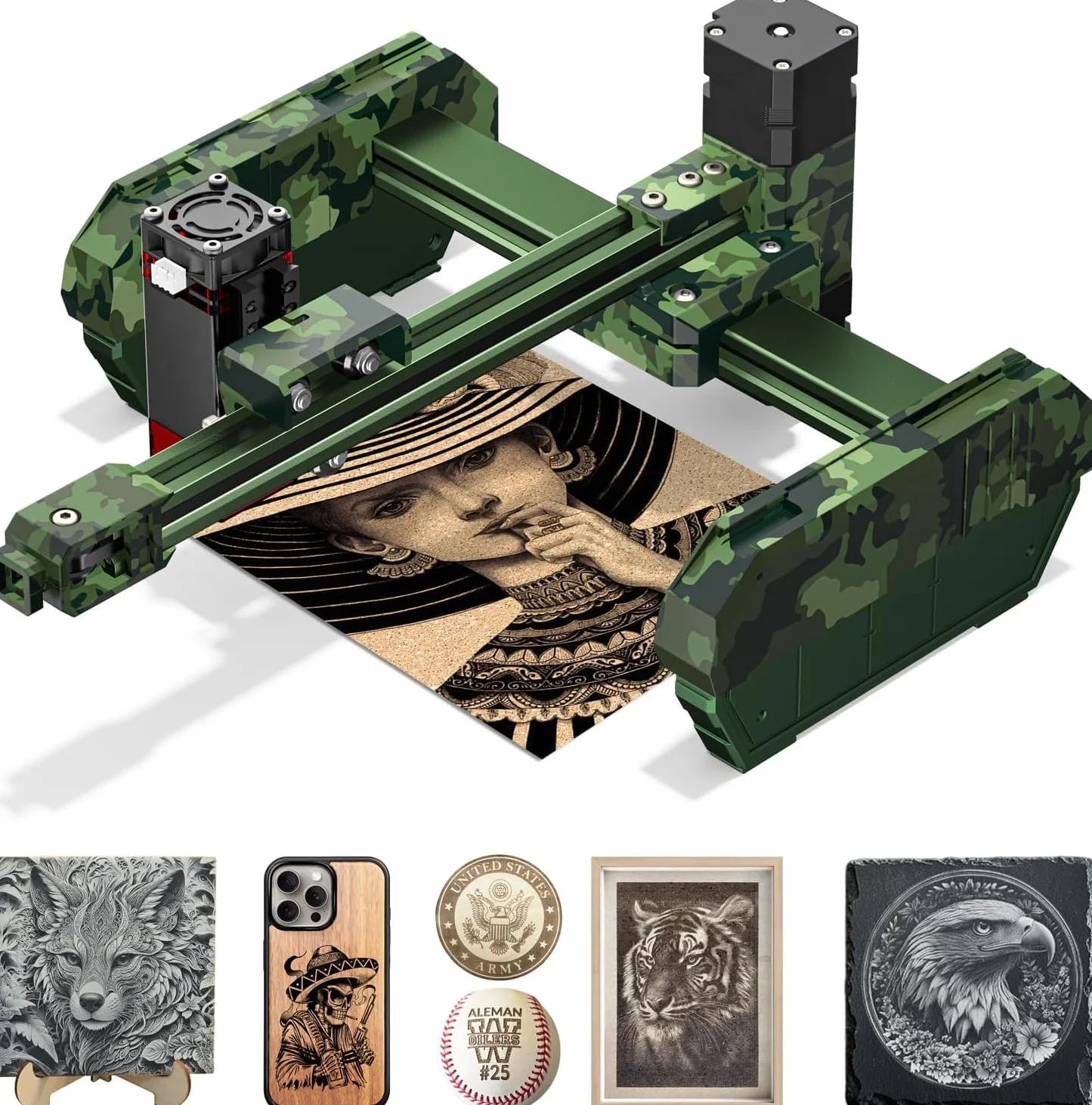 AlgoLaser 6W Mini Laser Engraver 0,02mm precyzja 8000mm/min 15x15cm