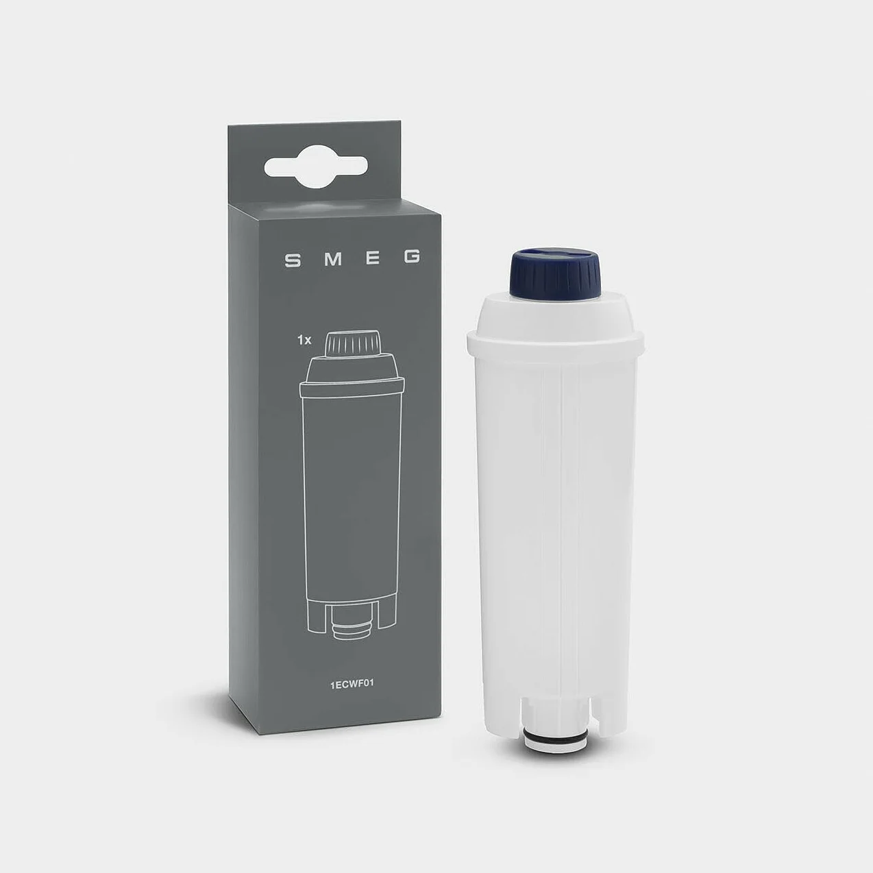 Smeg Filtr zmiękczający wodę 1ECWF01, tworzywo sztuczne, 155 x 60 x 40 mm, 100 g