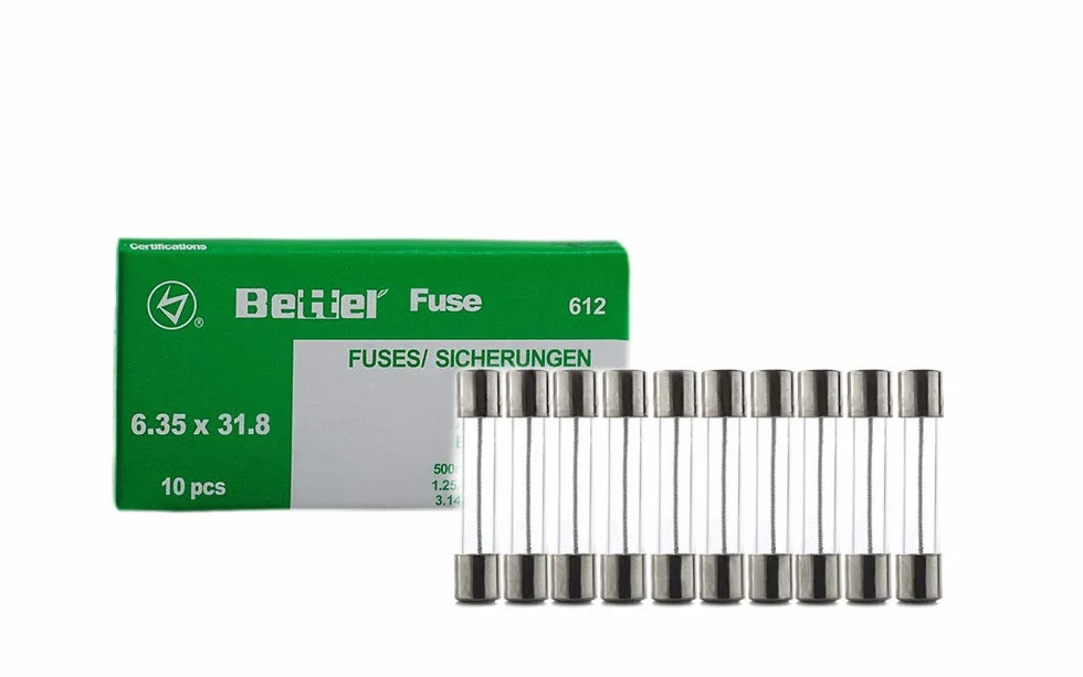 Bezpieczniki 10 A 6,3 x 32 mm 10 szt.