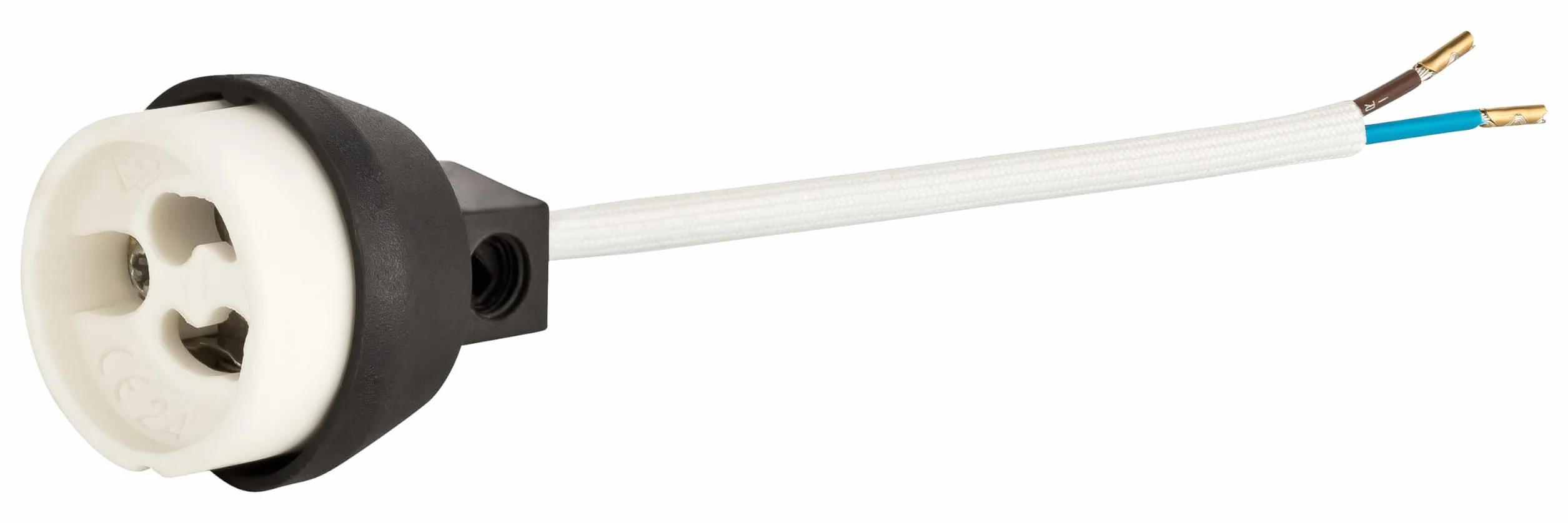 ISOLATECH GU10 ognioodporne gniazda ceramiczne VDE RoHS 230-250V 2A 100W 0,75mm 10 sztuk