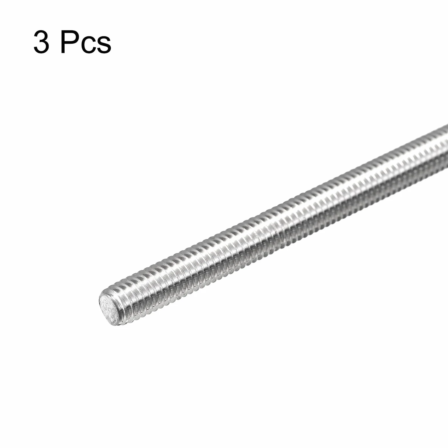 Pręt gwintowany M6 x 300 mm ze stali nierdzewnej 304 Skok gwintu 1 mm 3 szt
