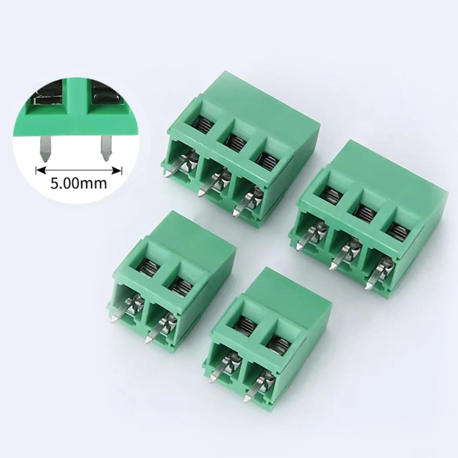 Złącza terminali śrubowych 5,08 mm 2-pinowe 5 mm 3-pinowe do PCB Arduino DIY zestaw